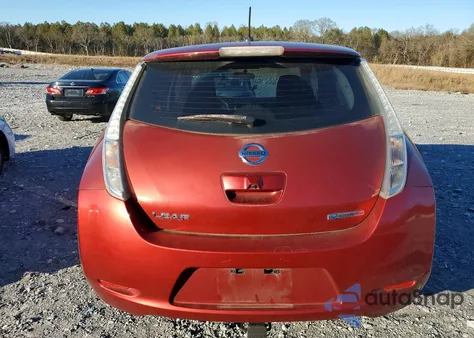 2015 Nissan Leaf S из США, поврежденный, VIN 1N4AZ0CP3FC319442